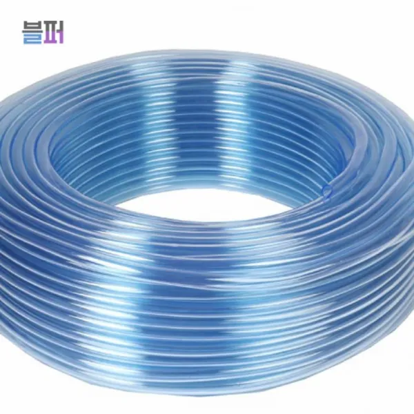 수평호스 8~11mm -90M 농업용 편사 고무 pvc 수도꼭지 연결기 호스릴 세차 연결, 1개