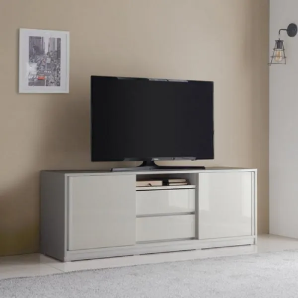  바보사랑 리온 거실장 1500 화이트