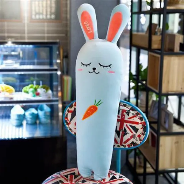 허그 쿠션 피규어 큐트 수면 침대위 봉제인형 바디필로우 부드러운, 1. 3메터 거액초과, 블루 무