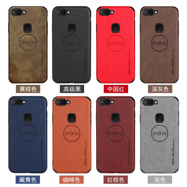 차량용시계 vivos6/s5/s1/s1pro차량용 자석흡인 핸드폰케이스 x23x27가죽 x30전면덮개 떨어트림방지 x21지문 고급 남성 x9/x20/x27/x9splus보호케, T09-부드러운 가죽 vivo x20혹은연락 고객센터 비고 형색