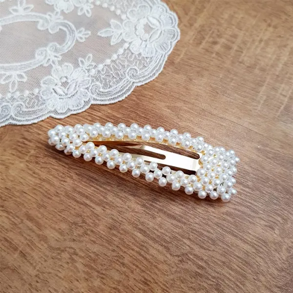 공이샵 진주 머리핀 왕똑딱핀 헤어 실핀세트