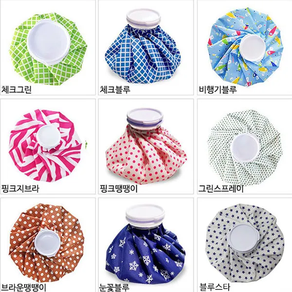 DY커머스 찜질주머니 냉찜질주머니 9인치 (브라운땡땡이-중), 2개