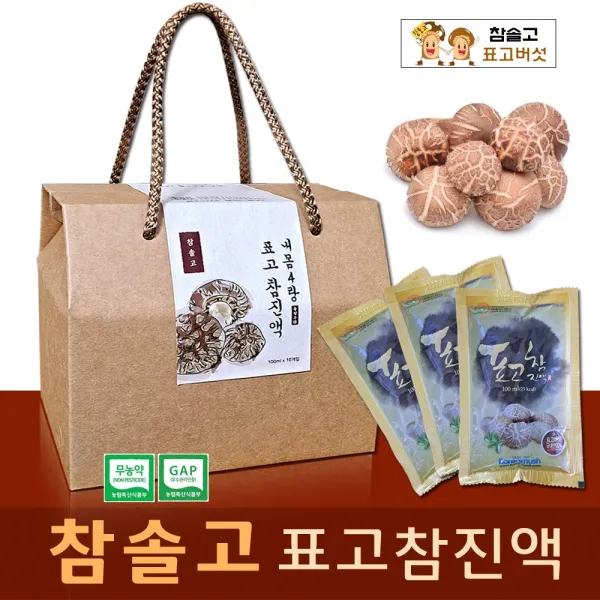 참솔고 표고 참진액 표고버섯즙 30포(국내산 GAP인증), 참솔고 표고참진액 100ml X 30포