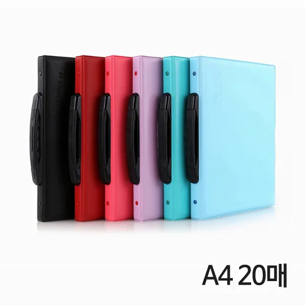 154 나봉샵 / 브리핑 포트폴리오 A4 손잡이형 PF303 PF303 브리핑 포트폴리오 핑크