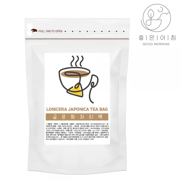좋은아침 금은화 (인동꽃) 삼각티백 100T 실속형 인동덩굴 꽃봉오리 차, 100g, 1개