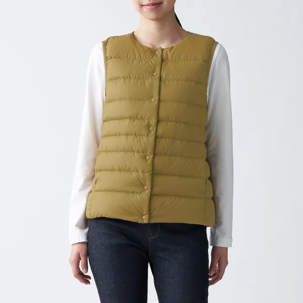 무인양품 MUJI 여성 경량 포케터블 다운 베스트 BDC06A0A