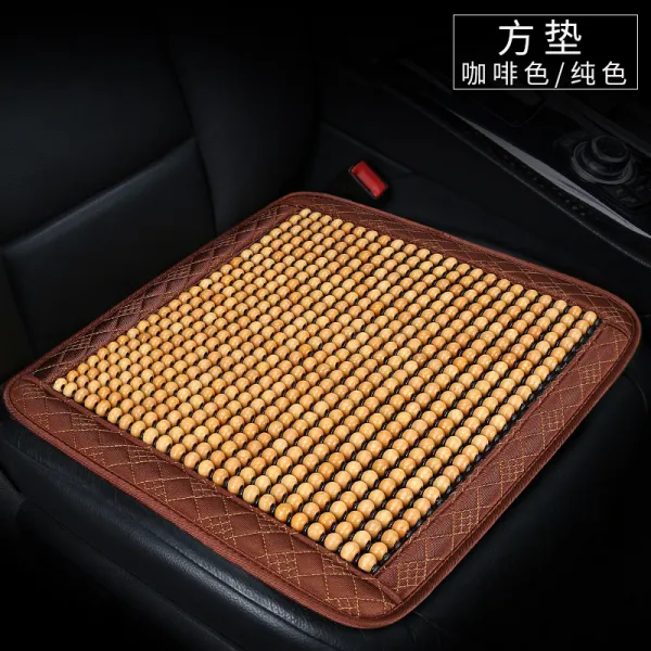 삼종세트 bmw계 x5a6q5승 로드관 마이 텐한 란다 여름 나무 구슬 자동차방석 에어 싱글, 원목 펄타입 거피색 싱글