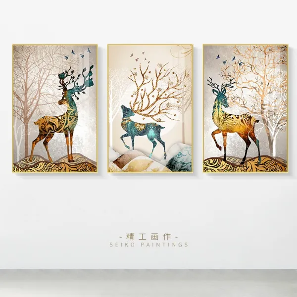 단독직수입 북유럽풍 프리미엄 인테리어액자 소확행 경험할까요., 알루미늄 합금은 브러쉬 드 액자 (블랙) + 강화 크리스탈 도자기 + 【푸루 길조】