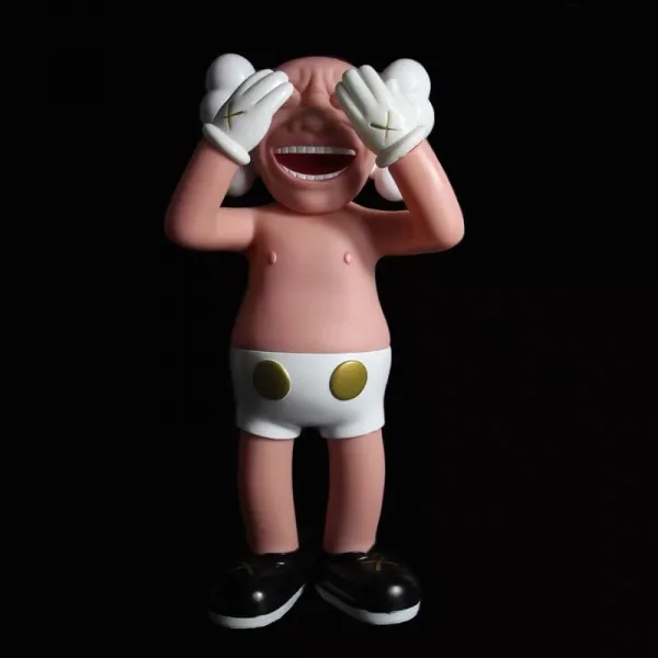 카우스벌거숭이 웃음꽃 만발 독특한 피규어 30cm 거실 매장 인테리어 소품 웃음치료