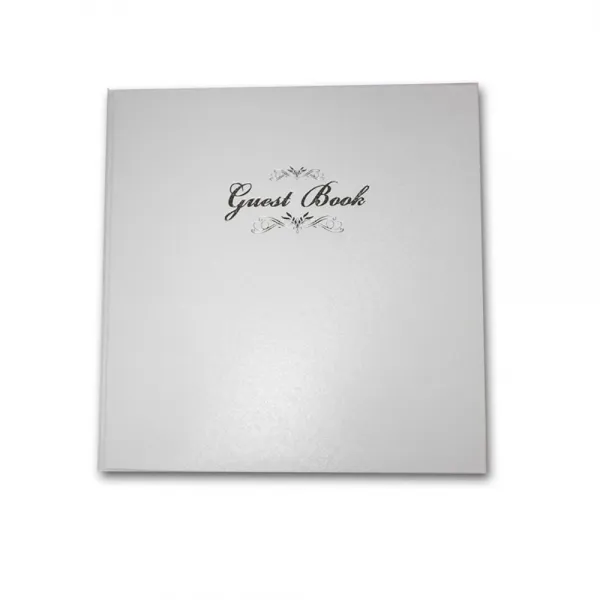 weddingdeco 방명록 화이트 양장본 Guest Book white