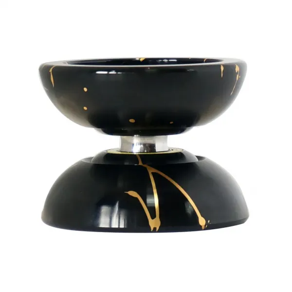 Zeyuann11 직업적인 합금 Yoyo 볼베어링 끈 간계 장난감 검정