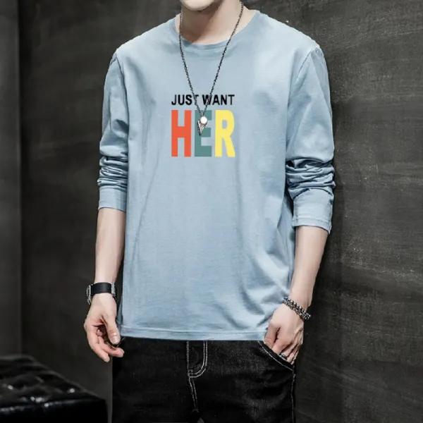 하늘 주니어긴팔티셔츠 Vb 가을 스타일리시 롱슬리브티 마른남자옷 상의 15