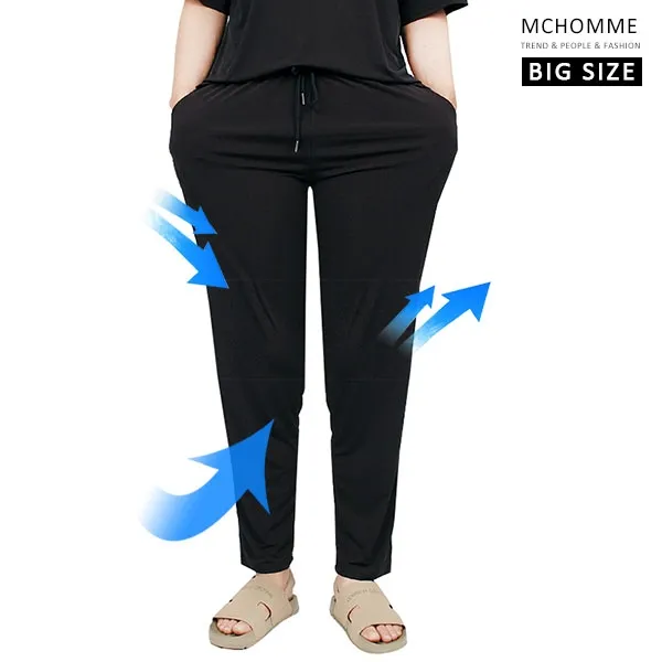 엠씨옴므 엠씨옴므 빅사이즈 쿨링 냉장고 바지 밴딩 팬츠 ~3xl Be19s02_b