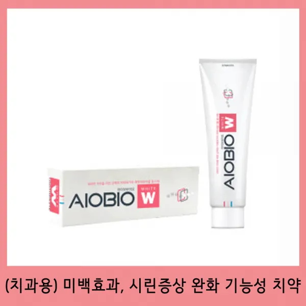 [미백전문] 아이오바이오 W 시린증상 완화 기능성 치약 치과전용, 단일상품, 단일상품