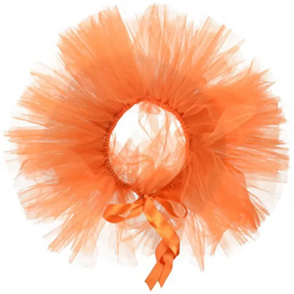 Handcrafted in USA Orange Tulle Tutu for Extra Large Dogs 초 대형견을위한 USA Orange Tulle Tutu 수공예품, 1