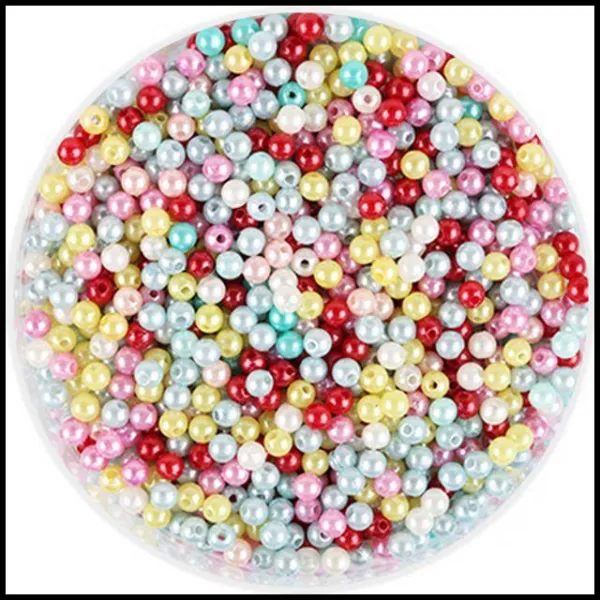 Ot 5000 칼라진주 5mm 유아공예 혼합 만들기재료 유아만들기