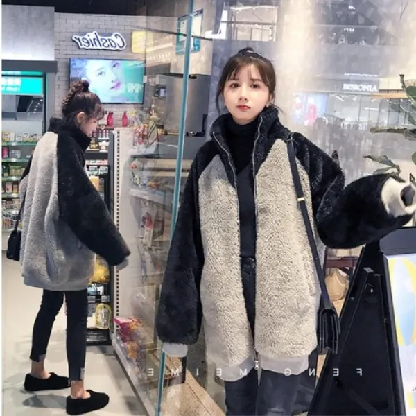 트리플에잇 G1102 여성 양털 집업 빅사이즈 겨울 후리스 뽀글이