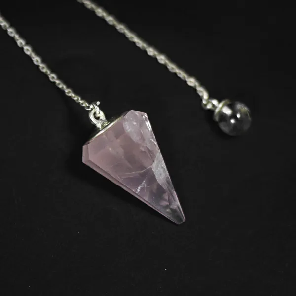 장미수정 천연원석 팬듈럼 수맥추 풍수지리 Hgpd 5156 단품