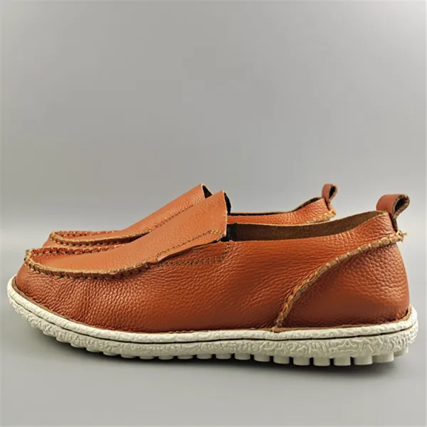 닭과 소를 볶다 원서 리얼가죽 트림피 모카신 남성 어텀 빈백 드라이빙