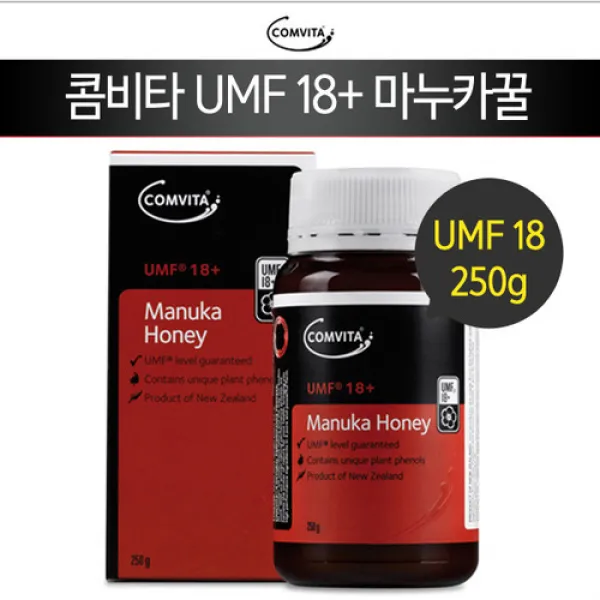 국내배송 [콤비타] UMF18+ 마누카꿀 250gx1병 뉴질랜드 꿀100%, 250g, 1