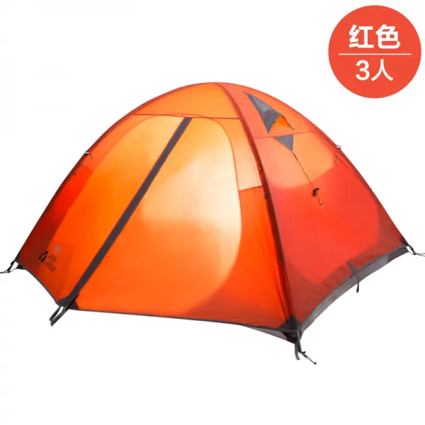 목고 혼 사파리 캠핑 바람막이 레인가드 여러 명 노숙을 했다 더블레이어 3계절 사용, 레드 （3인 ）