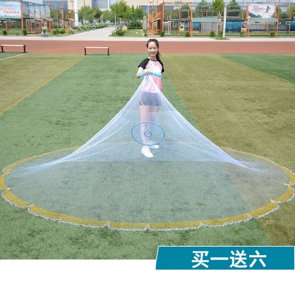 쇠사슬 사출 반 식 손 투망 작은 그물코 미식손 투망 자동 살망 어망 어업 망 업그레이드 플 라 잉 팬 단선 체인 720 [중지: 용접 쇠사슬]