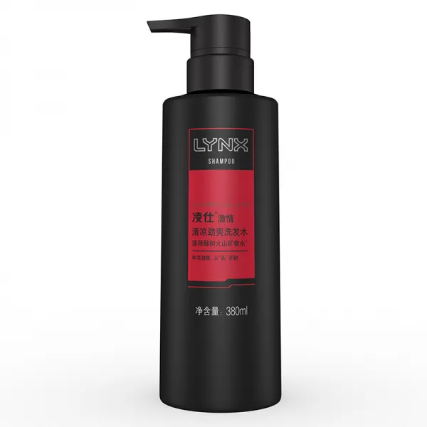 Lynx 남성의 격정적이고 청량하며 시원한 샴푸 380ml, 단일상품