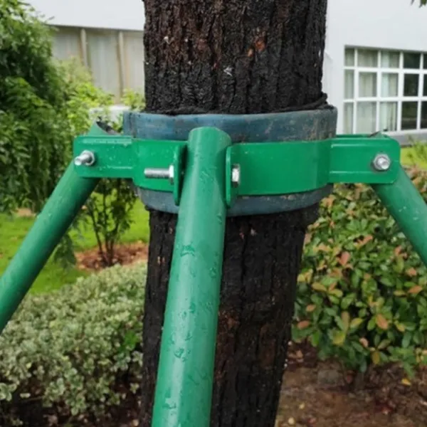 가로수지지대 과수 나무 파이프 지지대 고정지지대 포도나무 버팀목 태풍 파이프 대나무 지주대, 메탈릭밴드3.5m롱그린4.0관1.2m