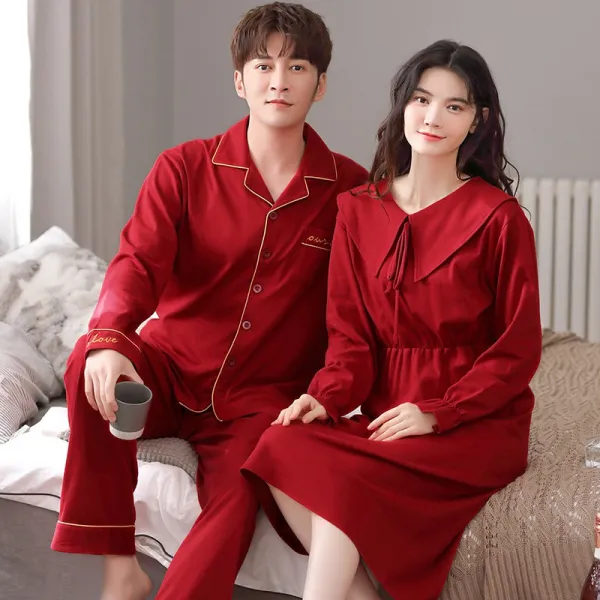 두꺼운 기모 남성 여성 잠옷 소프트 가을 겨울 따뜻한 두꺼운 Wg20120716z