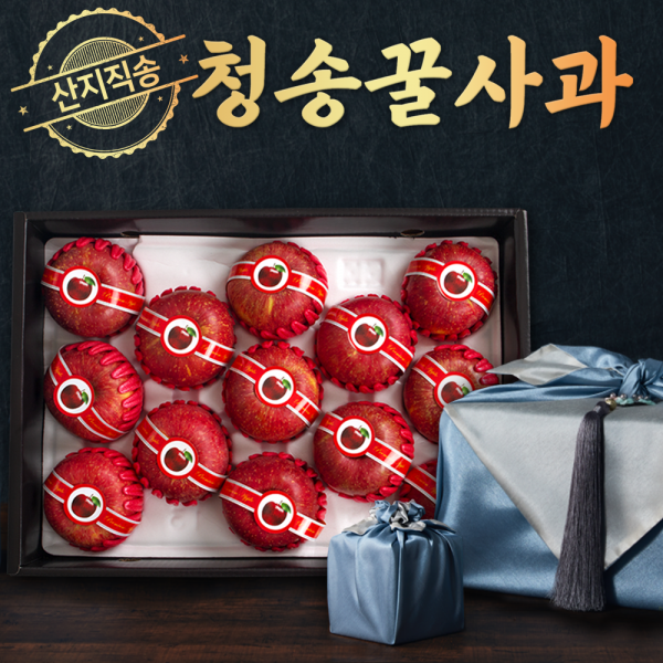 내고향농수산 청송 사과 부사 꿀사과 세척사과 명품 선물세트 사과직거래 가정용 흠집사과 못난이사과 흠과 5kg 10kg 가정용 흠과 쥬스용 9kg 25~30과