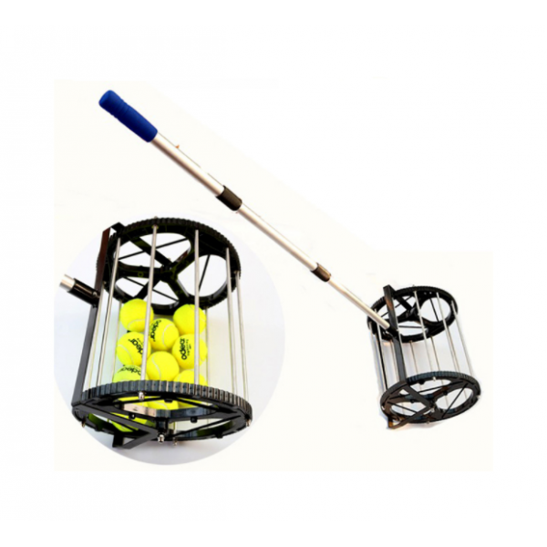 해외신제품폴딩 카트 ODEAR 오디르 테니스 차바구니 휴대식 접이식 훈련구 대용량 있음 바퀴 줍다 공 테기 2487751110, 공줍기