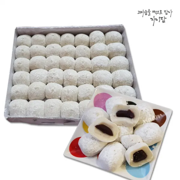 [자이담] 찹쌀떡 1.68kg(40gx42입), 1box
