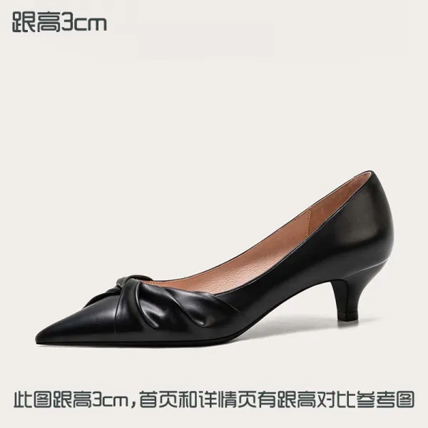 메리 난 가을 빅사이즈신발 41143 로우힐 스틸레토힐 40 스틸레토 단화 여성 직업 4244