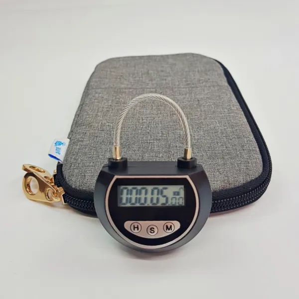 [공나루] 반원 공신자물쇠 CXP-896 금욕금고 상자 수험생 선물, 02_블랙 반원공신자물쇠(CXP-896)