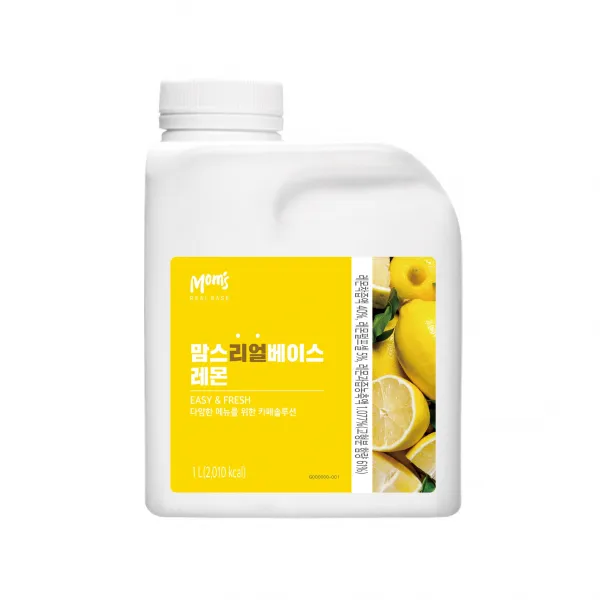 흥국F&B 맘스리얼베이스 레몬 1kg, 단품