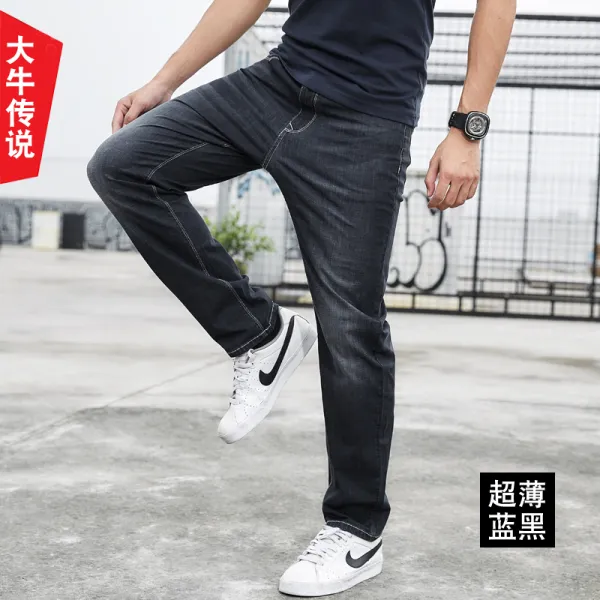 해외구매대행 빅사이즈 남성 데님 팬츠 진 청바지 St019 28 48인치