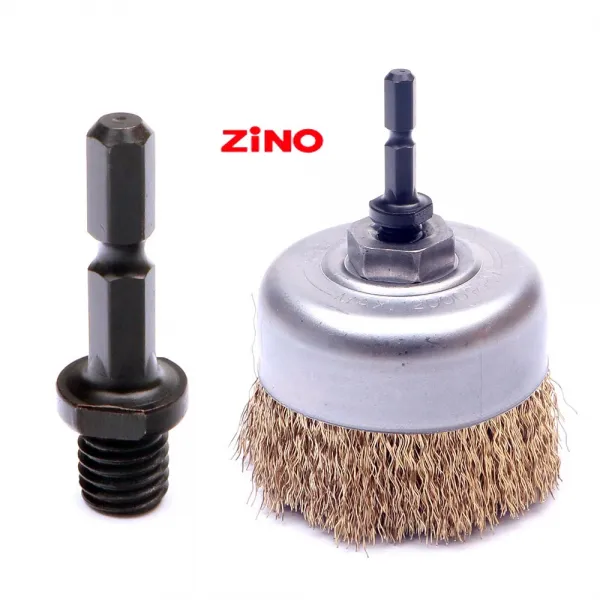 ZINO 드릴 코어 육각 임팩 아답타 나사산 M10 융착 코아 비트 연결대 숫나사 숫놈 앵글 어댑터 빗트 드릴용 커넥터