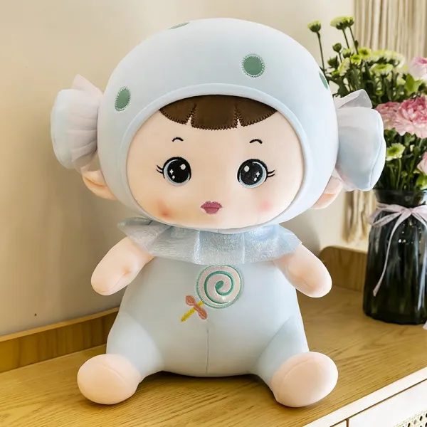 봉제완구 큐트 프린세스 봉제인형 캔디 단심이 강하다 태동치유계 허그 쿠션 공공의 어린 선물 여자아이 3714565932, 스카이 블루., 60 센치 구독 수장 _선물파우치 _