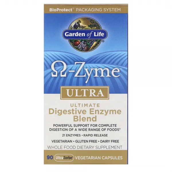 가든오브라이프 Zyme 울트라 다이제 엔자임 90캡 AA12657 세계적 톱상품 해외 현지 배송