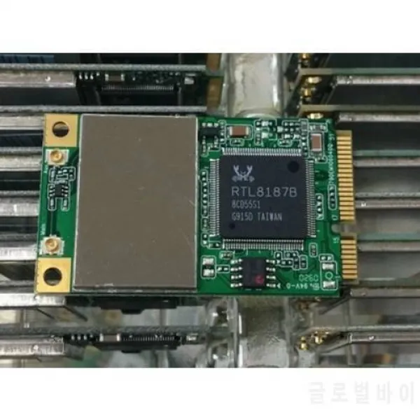 SSEA 도매업 RealTek RTL8187B 미니 PCI-E 카드 54Mbps 802.11 b / g 용 신, 상세내용참조