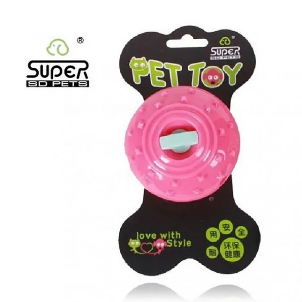 코코마트 노즈워크 유에프오 스낵볼 핑크 강아지 Iq 장난감 1