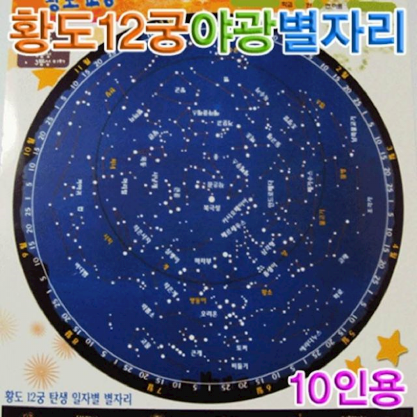 과학 키트 황도 12궁 야광 별자리 10인용 실험 상자 학습교구 과목별준비물 uiao, 1개