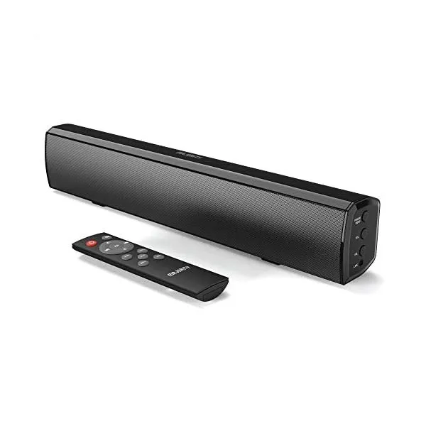 대다수 Bowfell 미니 사운드바Bluetooth RCA USB Opt AUX 연결 포함 TV 스피커/홈 시어터 게임 프로젝터용 사운드/오디오 시스템 50와트 15인치