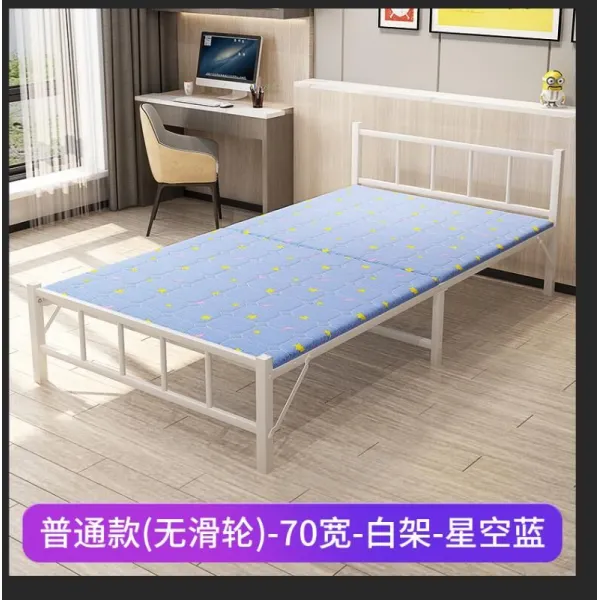 어반30 접이식 간이 보조 침대 영양가 접이침대 1인용 휴대용 사무실 낮잠 널빤지 동반보호, 기본 도르래 없이 70cm 폭