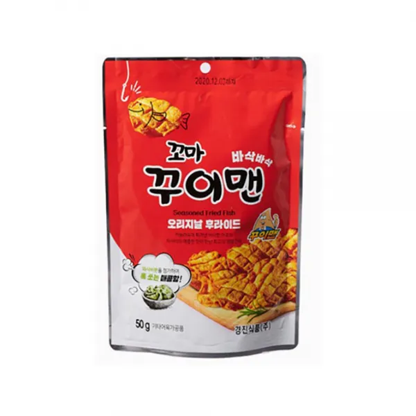 경진식품 꼬마 꾸이맨 후라이드 와사비 50G 5개입꾸이맨 안주 과자 스낵 간식 꾸이맨과자 맥주안주 맥주과, q본상품선택q