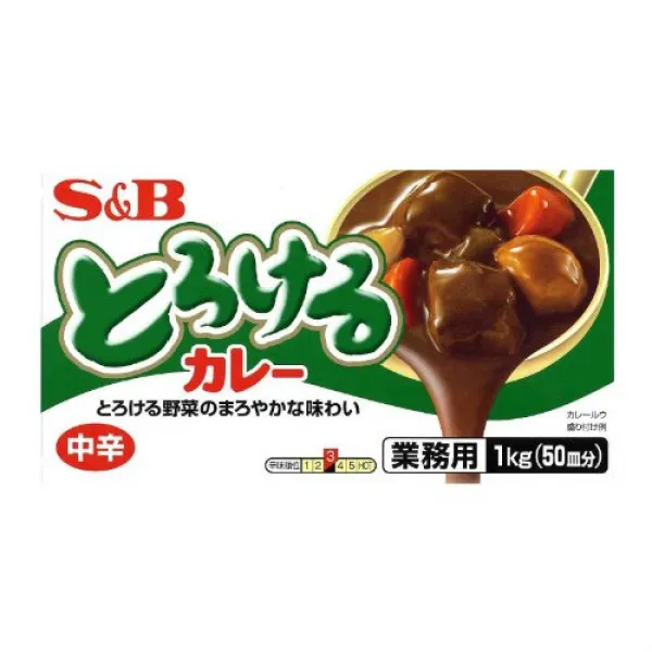 S&B 녹아들 듯 하는 카레 중신 1kg, 1
