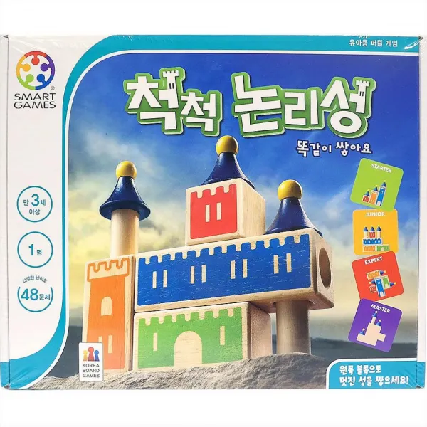 윤성커뮤니케이션 코리아보드게임 유아용 스마트게임 척척논리성 루미큐브 두뇌트레이닝게임, 상세페이지 참조