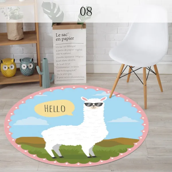 뉴타임즈3 북유럽 원형융단 유럽식융단 침실융단 융단 쿠션 쿠션 둥근쿠션 거실 흔들의자 방석 Xt19 A17 08