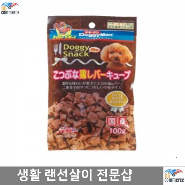 비스켓 기호성최고 중형견 닭간큐브간식 아카타 파피용 진돗개, 1개