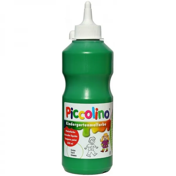 어린이 페인트 색상 - 피콜리노 보육원 색칠 색상 녹색 500ml - 학교 색칠 색상 키타 초등학교, 단일상품